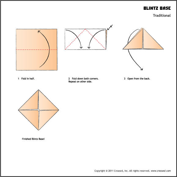 Origami Blintz Base