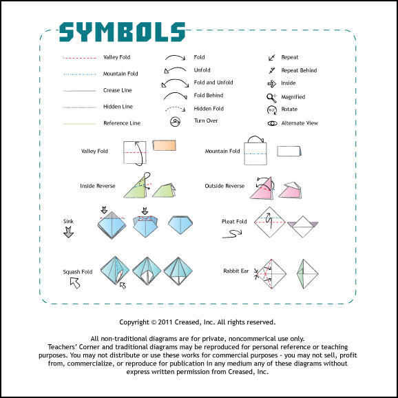 Origami Base-ics symbols